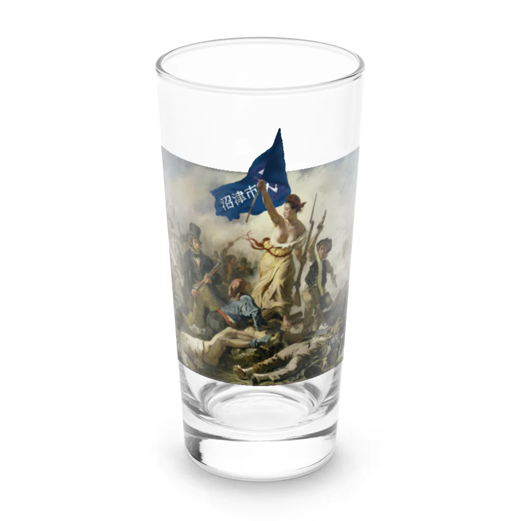オトナヨカエンタープライズの沼津市民を導く自由の女神 Long Sized Water Glass :front
