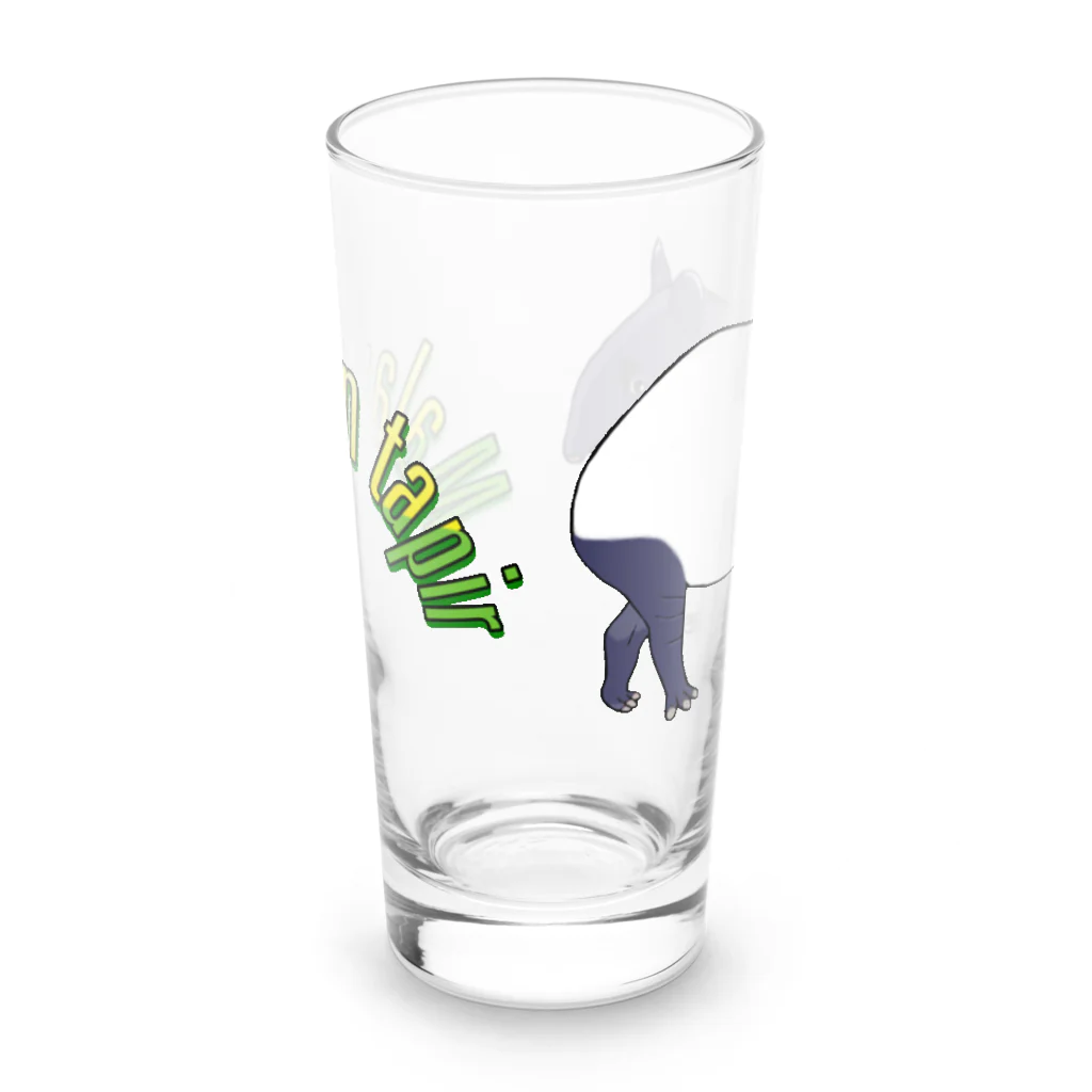 LalaHangeulのマレーバク　英語バージョン Long Sized Water Glass :front