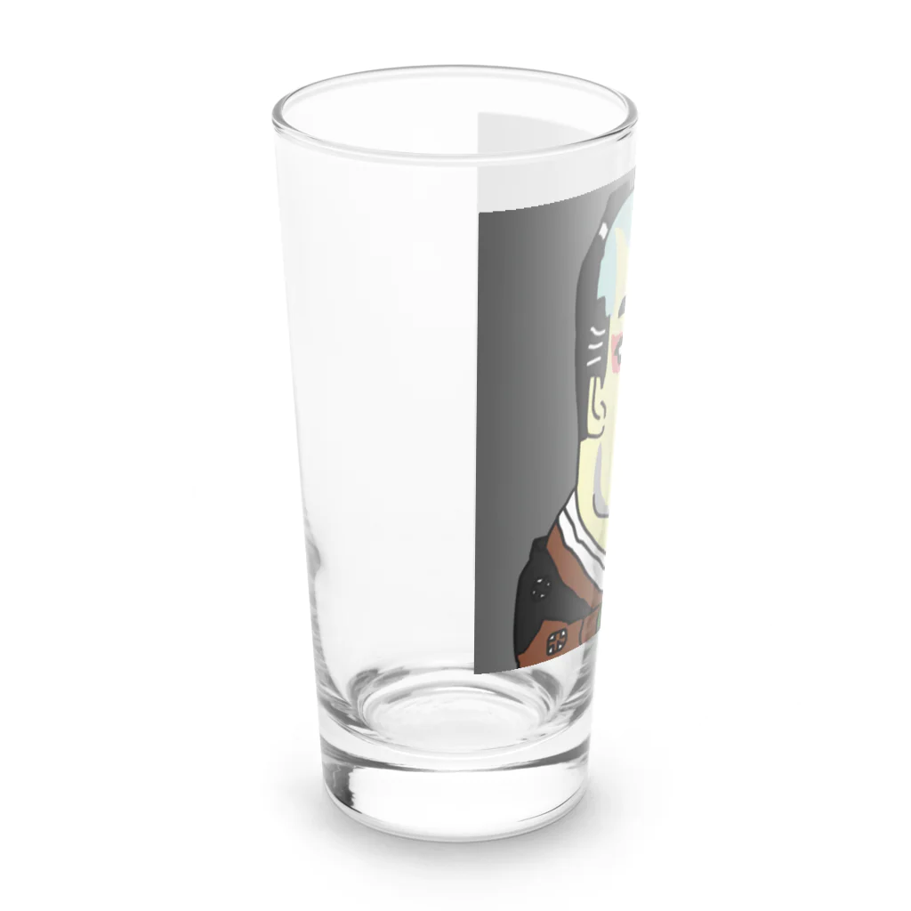 じゃぱにぃずぴぃぽぅの谷村虎蔵の鷲塚八平次 Long Sized Water Glass :left