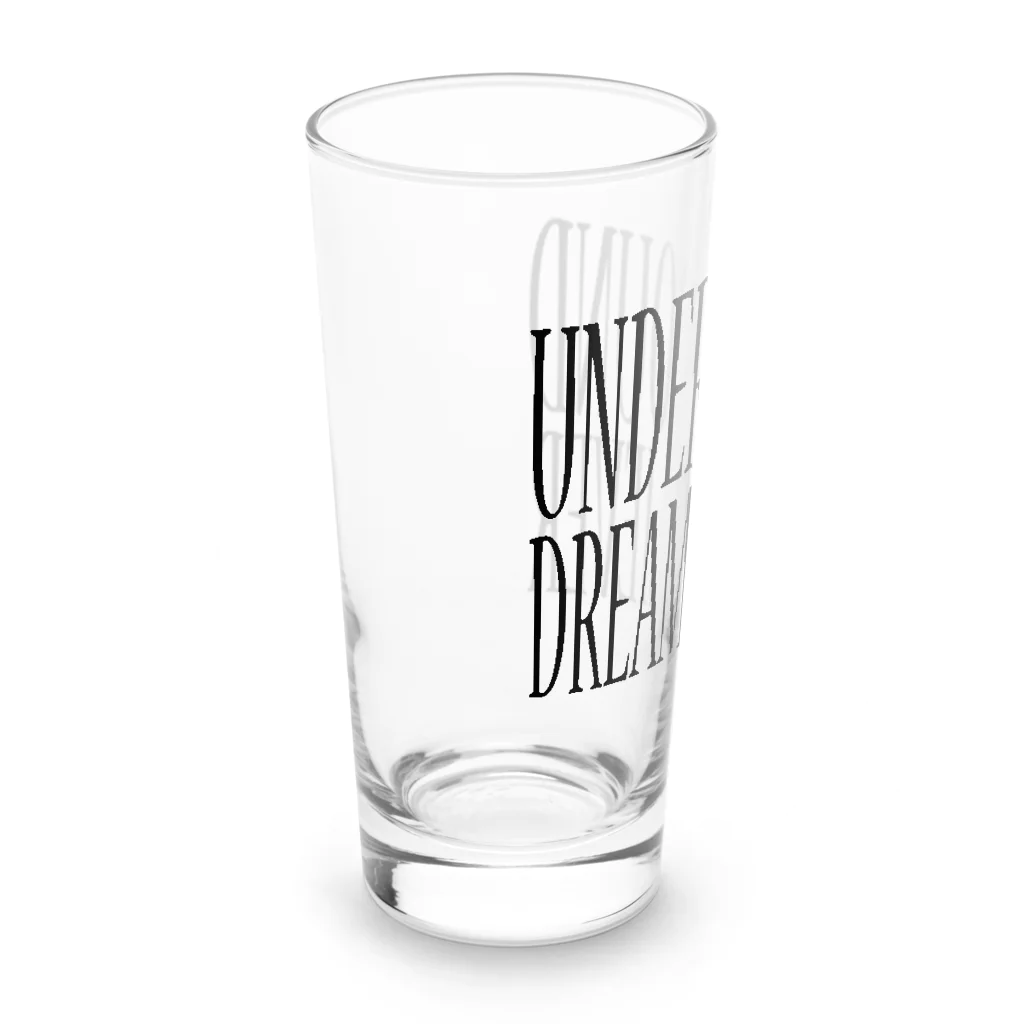 BLACK SHEEP ORIGIN SUZURI SHOPのUNDERGROUD DREAM BELIEVER Long Sized Water Glass :left