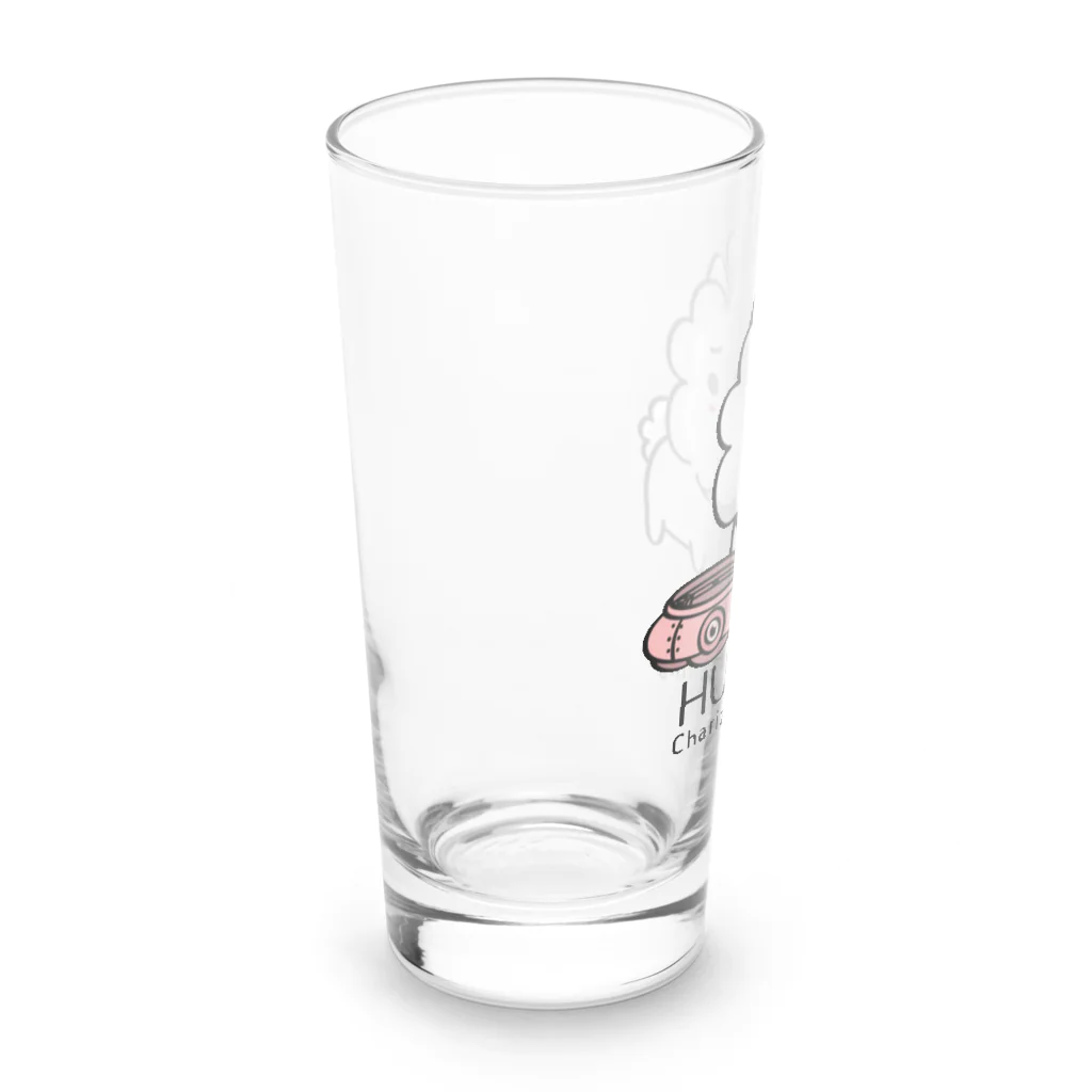 イラスト MONYAAT のCT03　ハングリー♪チャリゾー Long Sized Water Glass :left