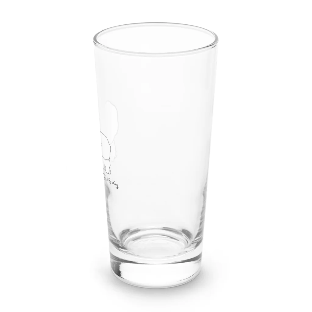 fluffy.dogのもふもふ Long Sized Water Glass :right
