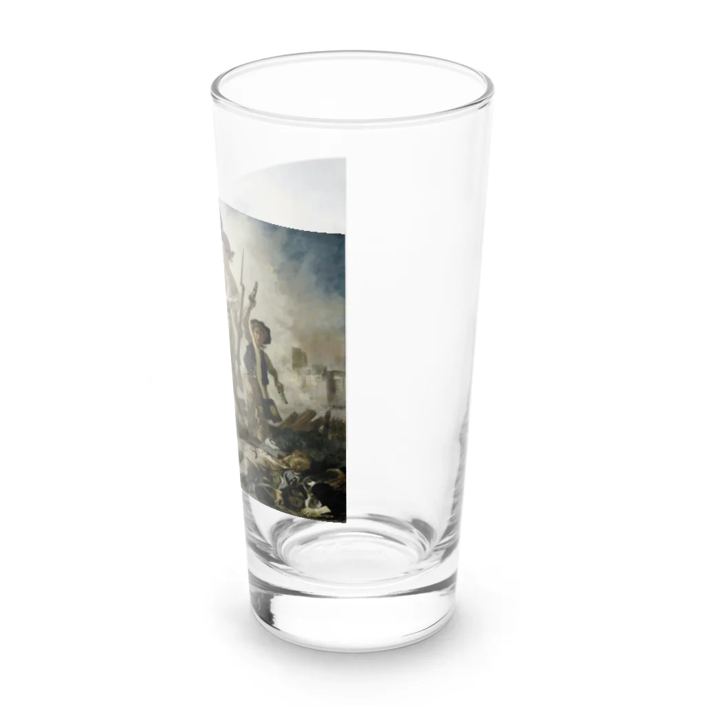 オトナヨカエンタープライズの沼津市民を導く自由の女神 Long Sized Water Glass :right