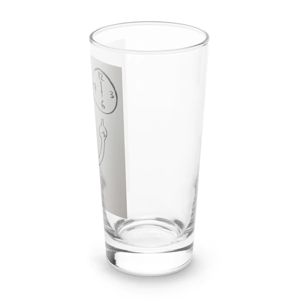 ❄️すの❄️の定時に帰りたいゆるうさ Long Sized Water Glass :right