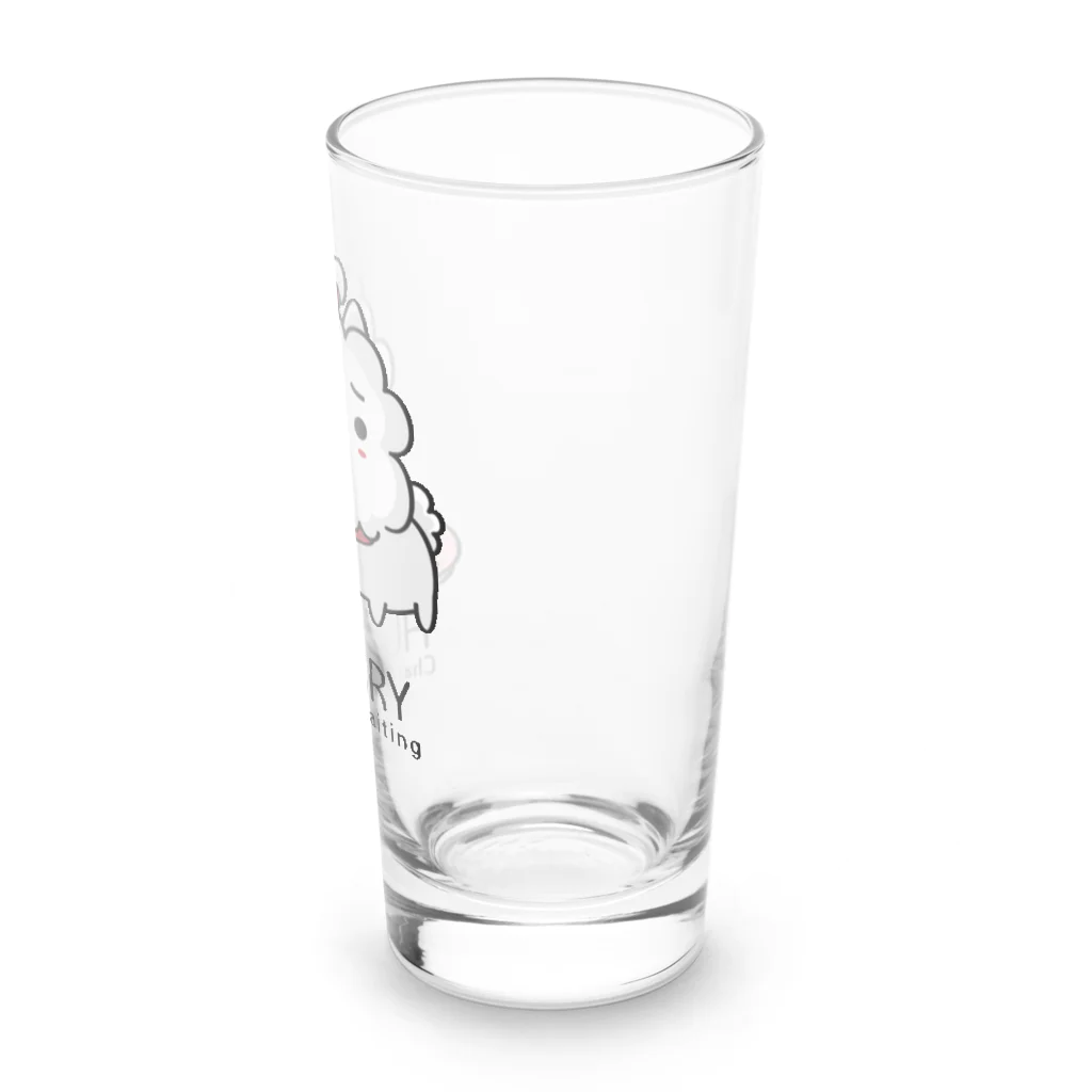 イラスト MONYAAT のCT03　ハングリー♪チャリゾー Long Sized Water Glass :right