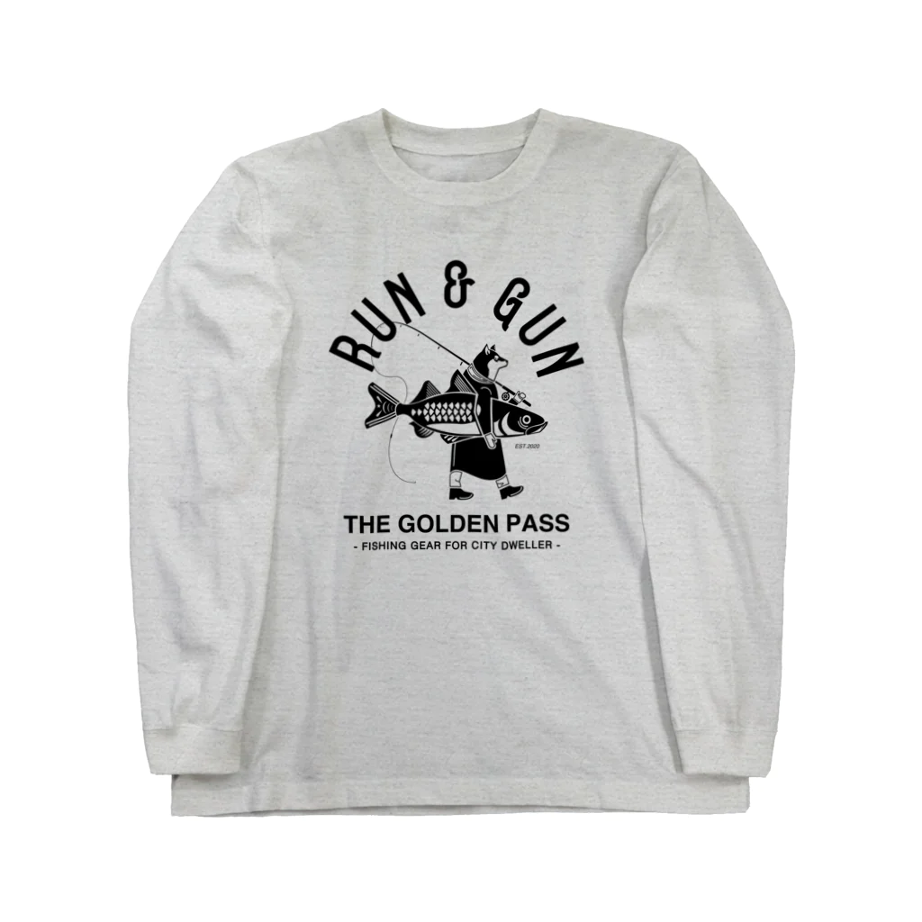 The golden pass.の釣り柴犬 Long Sleeve T-Shirt