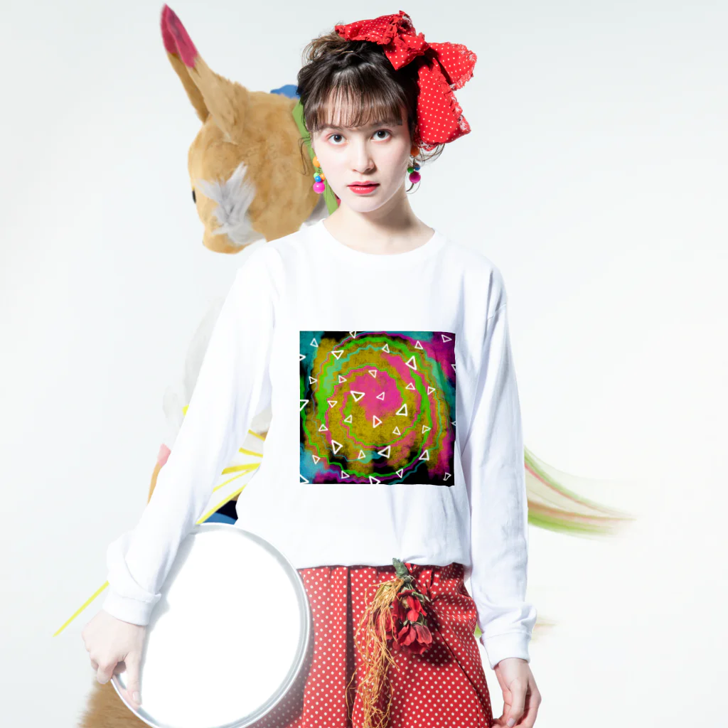 Rio's shopの会いに行く Long Sleeve T-Shirt :model wear (front)