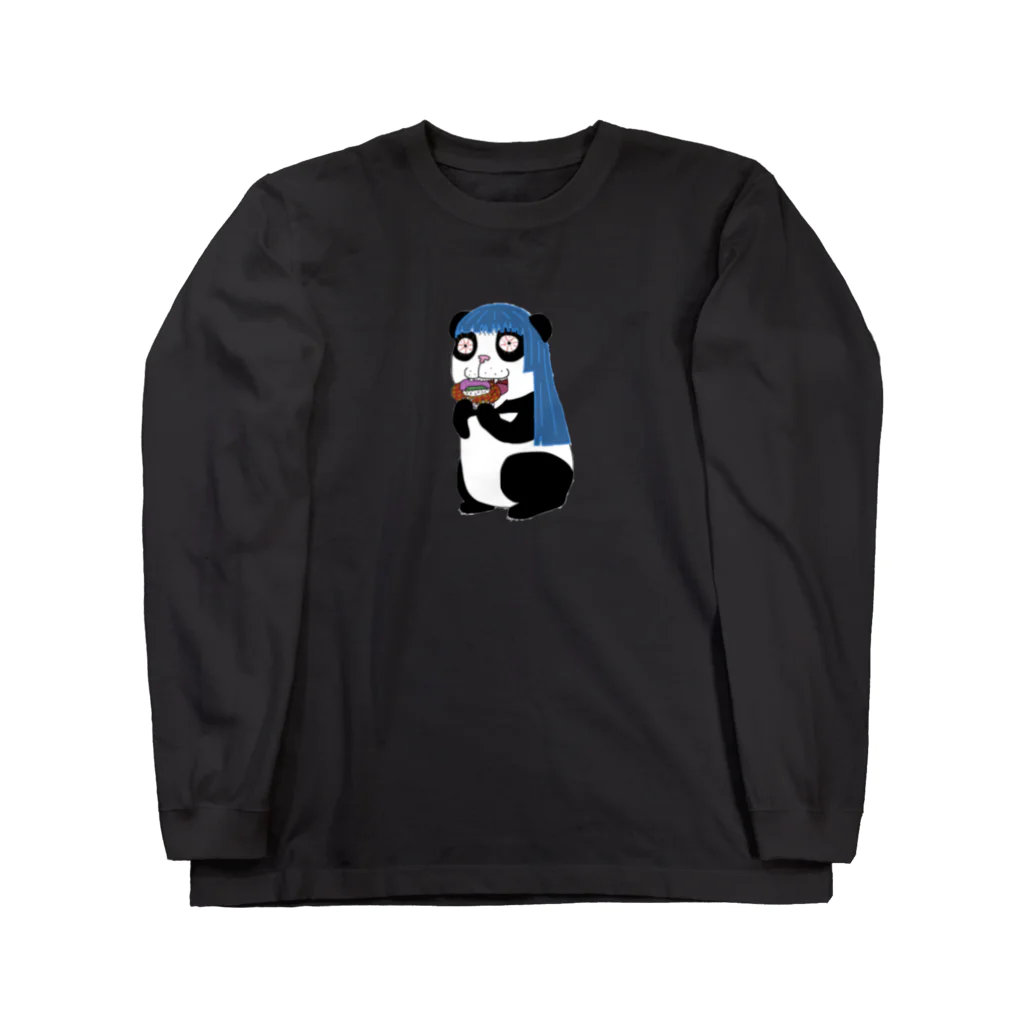 ENGAWASA-MONの腹ぺこパンダ Long Sleeve T-Shirt