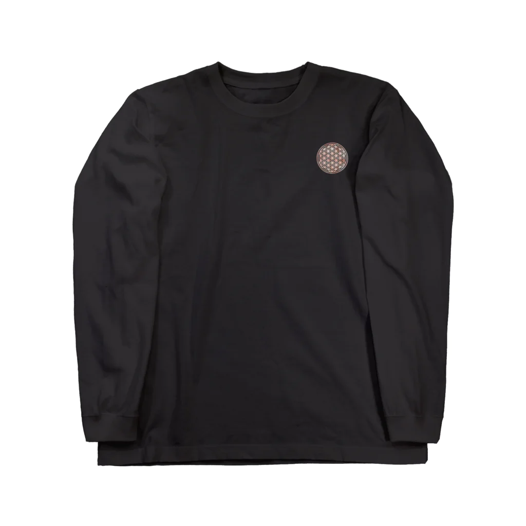 神聖幾何学屋のモルガナイト Long Sleeve T-Shirt