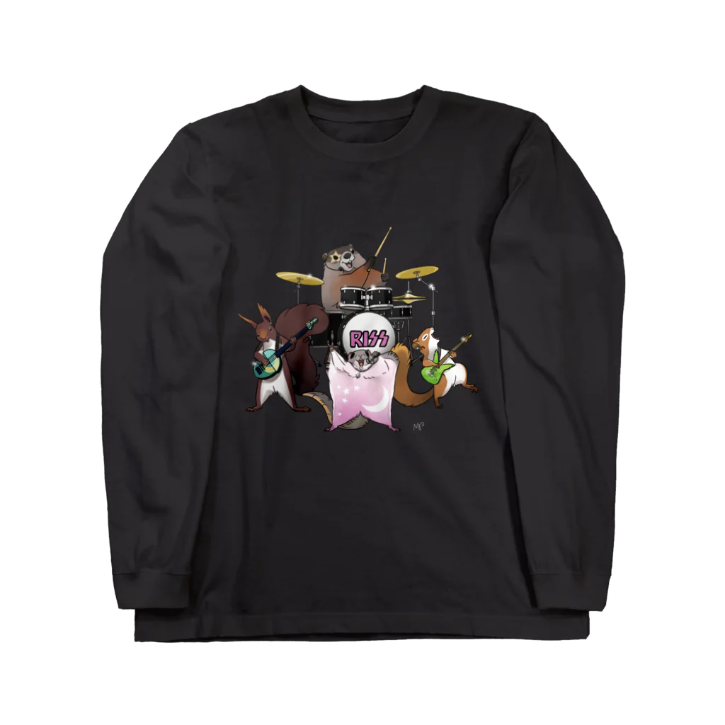 ねずりすSHOPのRISS　バンド Long Sleeve T-Shirt