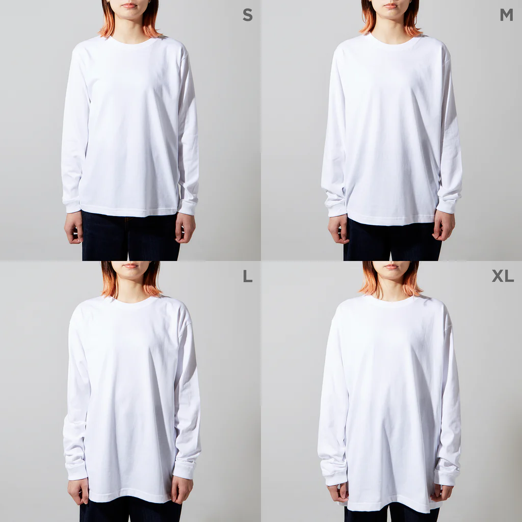 Toshihiro Egawa ArtのDEATH ONOMICHI / 尾道 Long Sleeve T-Shirt :model wear (woman)