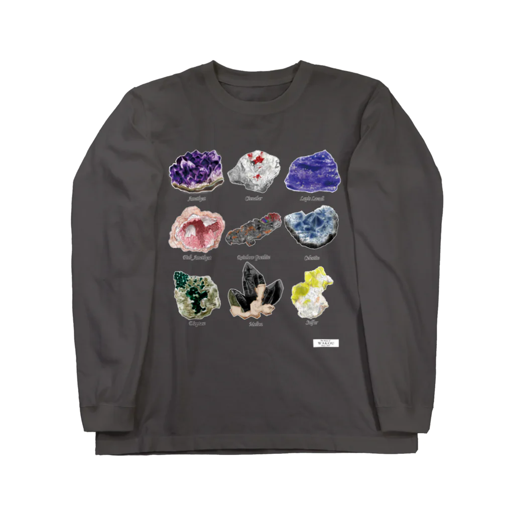 The Stone of WAKOUの鉱物標本セット Long Sleeve T-Shirt