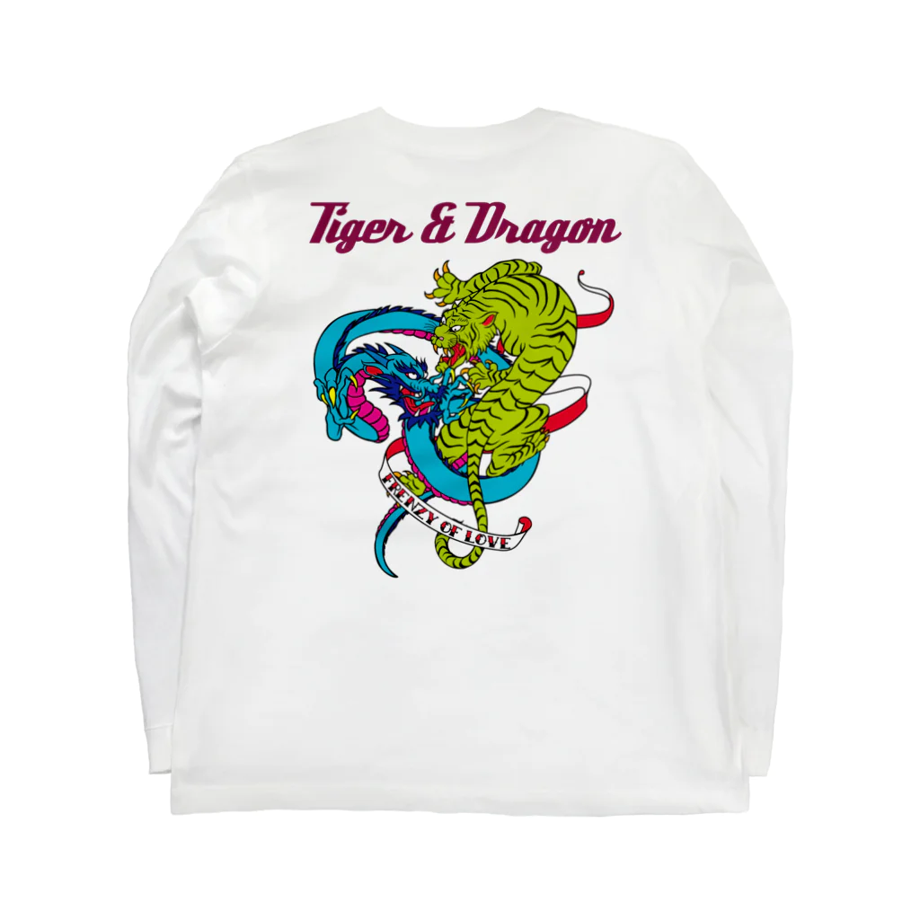 ジョーカーズファクトリー JOKERS FACTORYのTIGER ＆ DRAGON Long Sleeve T-Shirt :back
