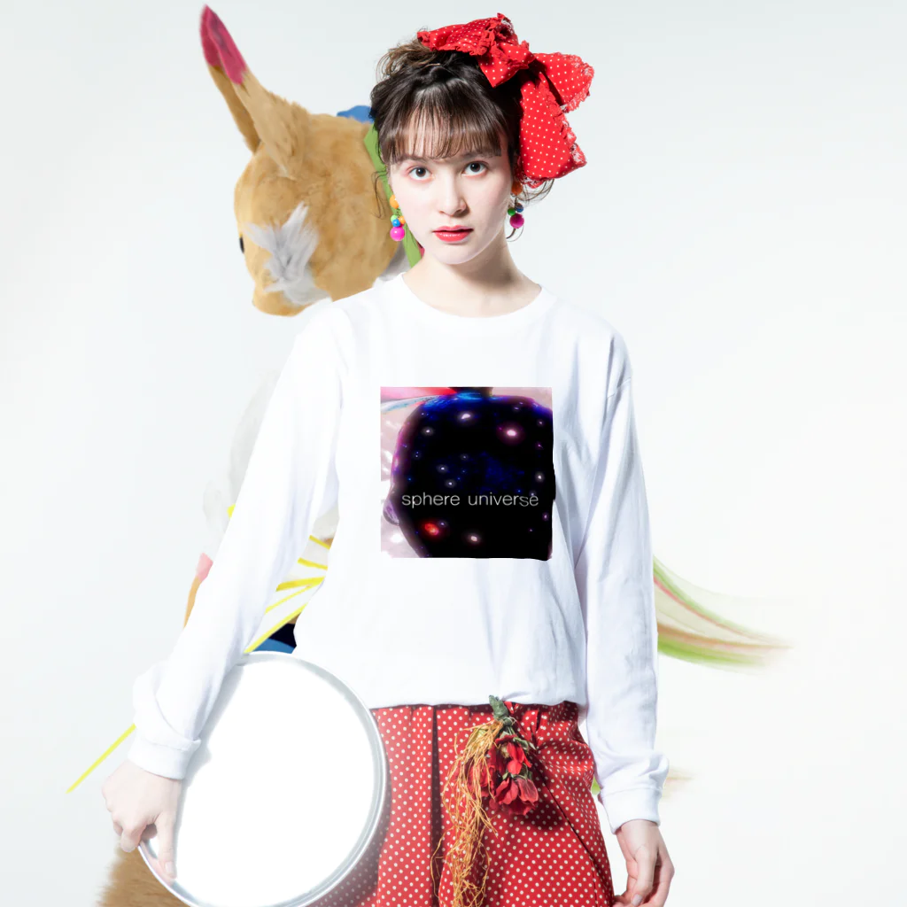 Bush Clover Original の, Long Sleeve T-Shirt :model wear (front)