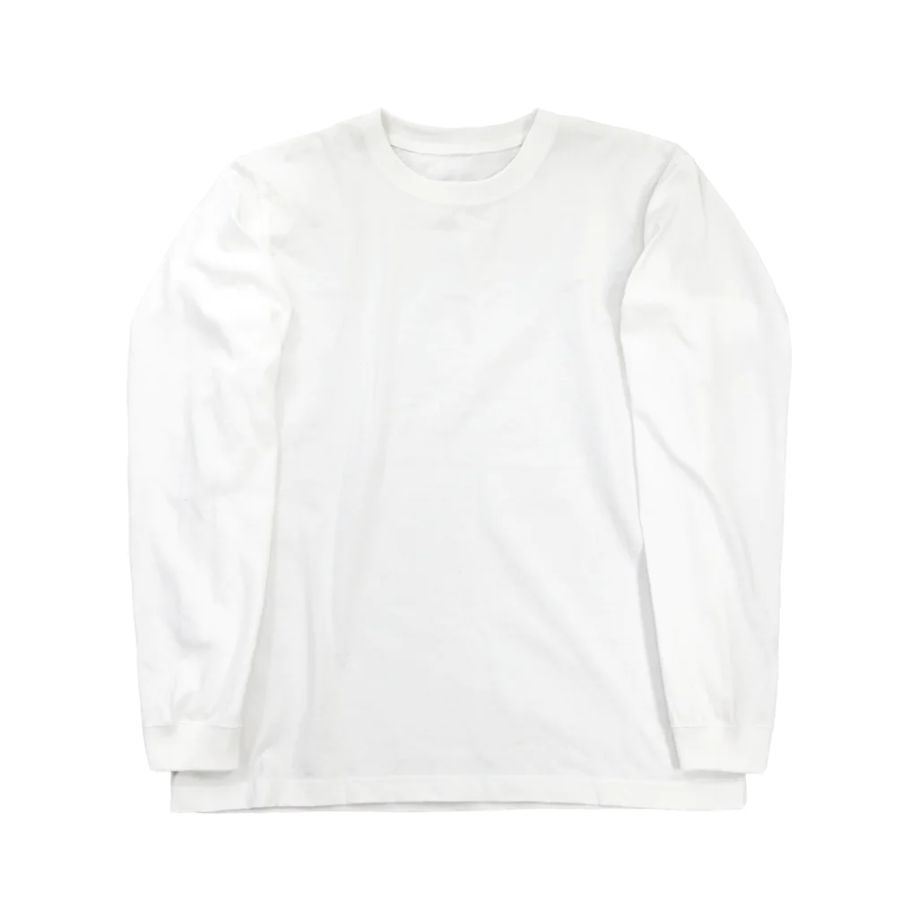 ハチワレちゃんのハチワレ猫　モノクロ02 Long Sleeve T-Shirt