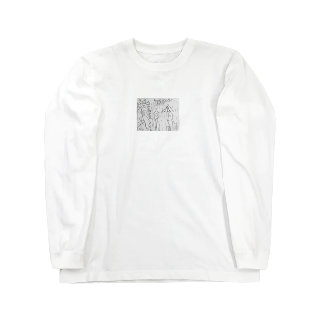 民　三角　（たみ　みかど）の花の専門店の夕立 Long Sleeve T-Shirt
