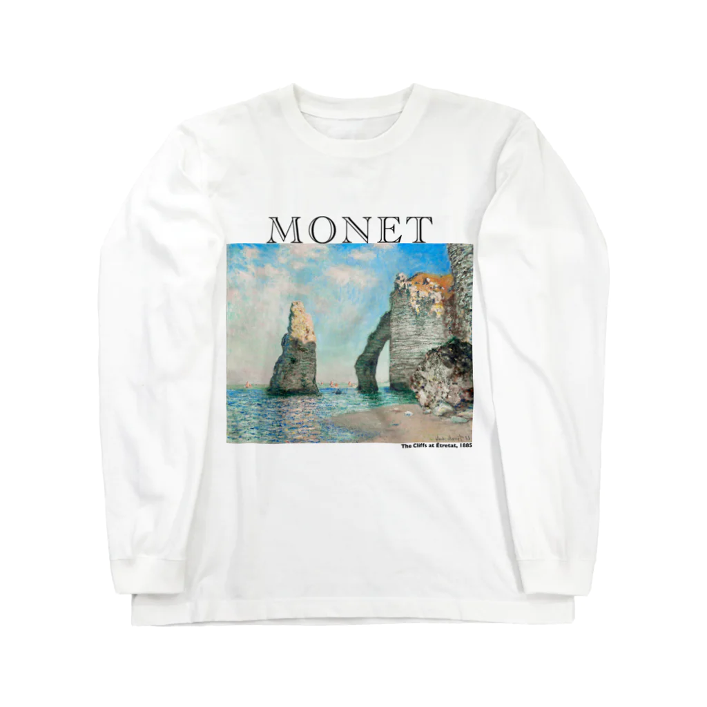 MUGEN ARTのモネ　エトルタの断崖  Claude Monet Long Sleeve T-Shirt