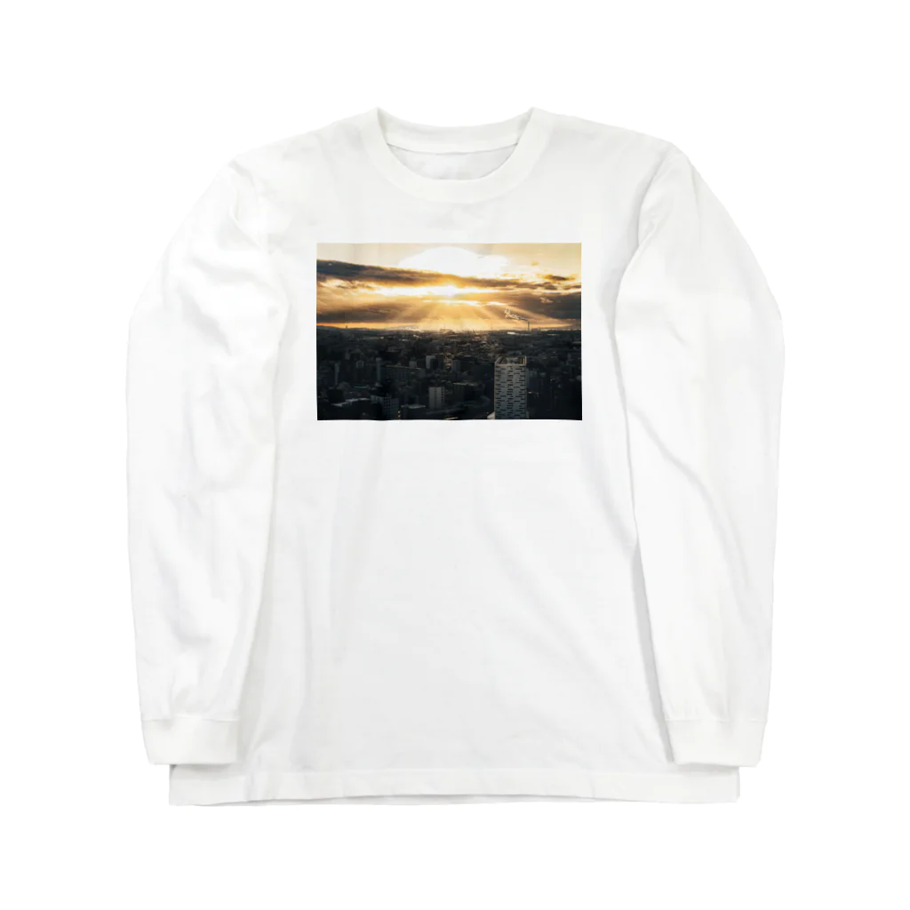 koki_photographerの天使の梯子 Long Sleeve T-Shirt