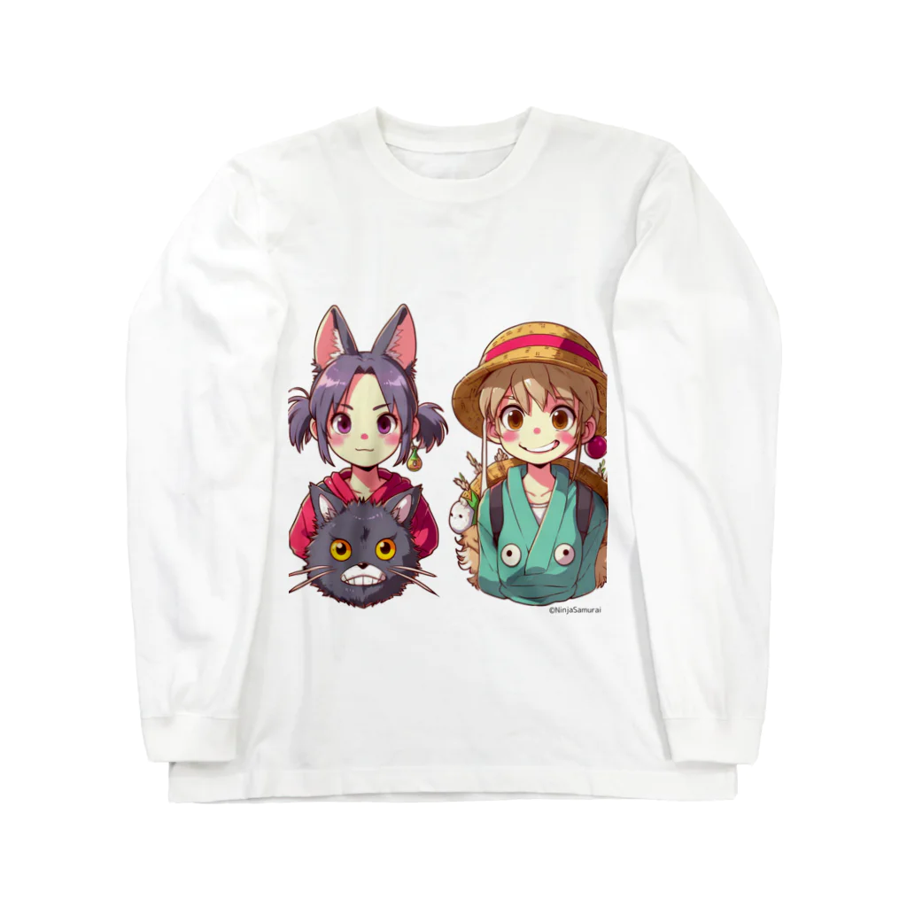 NinjaSamurai shopのNinjaSamurai kidsシリーズ Long Sleeve T-Shirt