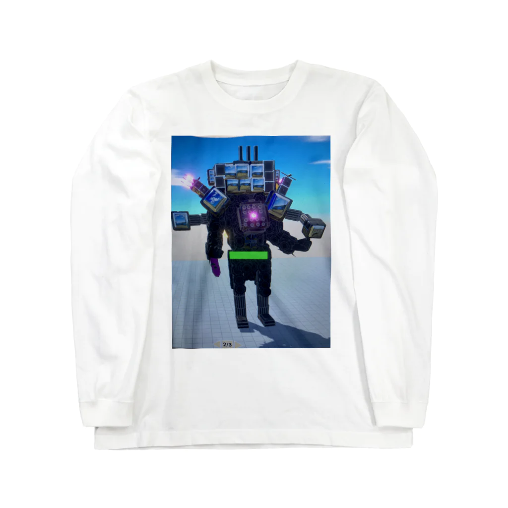 アップグレード・タイタンラージテレビマン / 日本の文化/自然の奇跡コレクション ( SamuraiB )のロングスリーブTシャツ通販 ∞  SUZURI（スズリ）