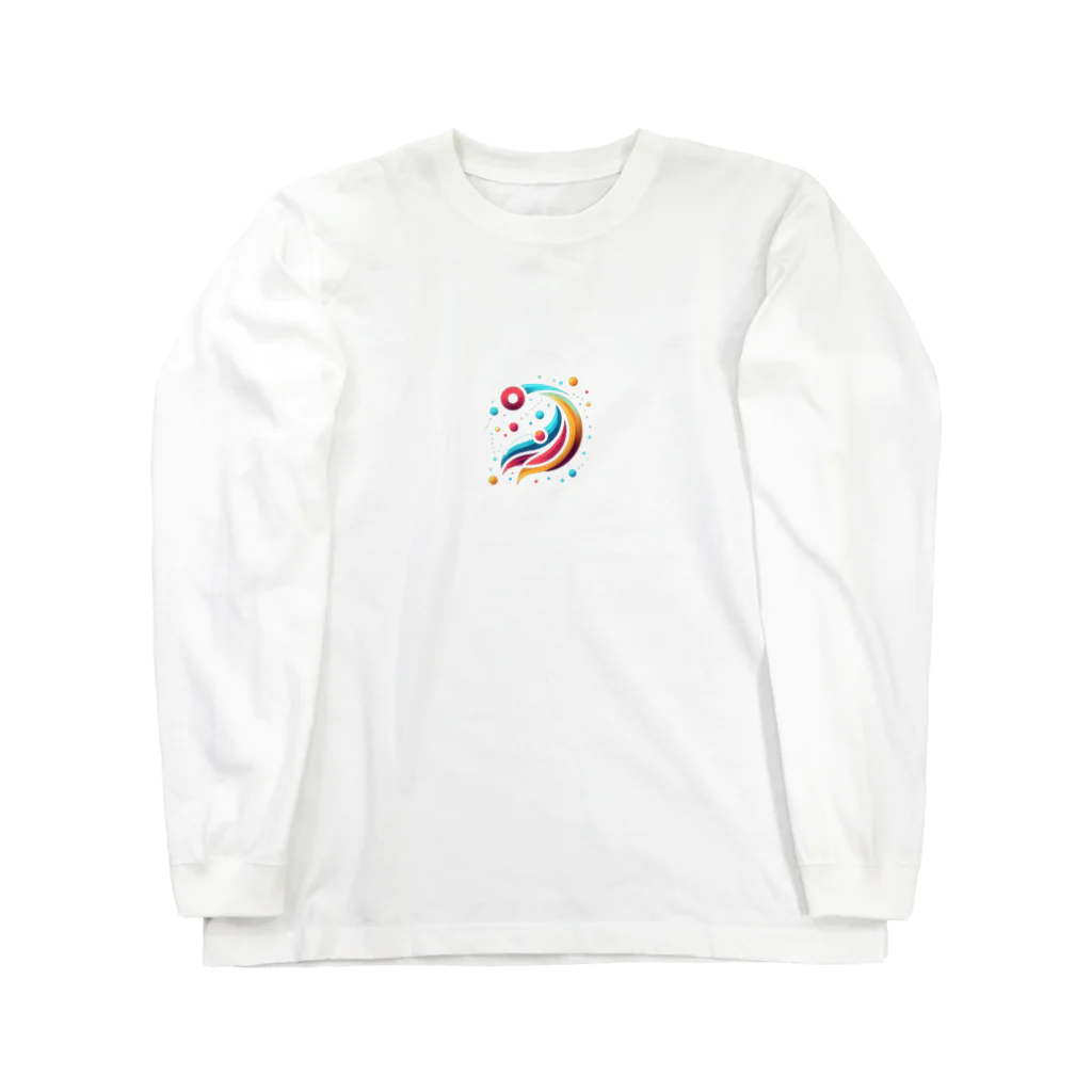 Colorfulのcoloful 波 Long Sleeve T-Shirt