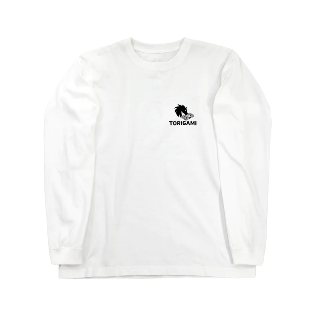 TORIGAMIのTORIGAMI（黒文字） Long Sleeve T-Shirt