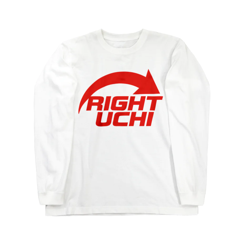 右を狙え / マカフシギ ( makafushi1012 )のロングスリーブTシャツ通販