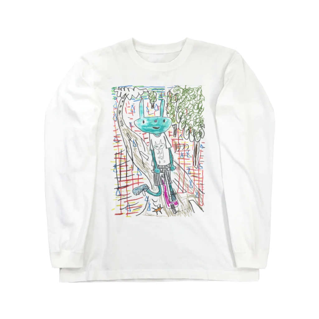 まごの手便の烏山キックボード Long Sleeve T-Shirt