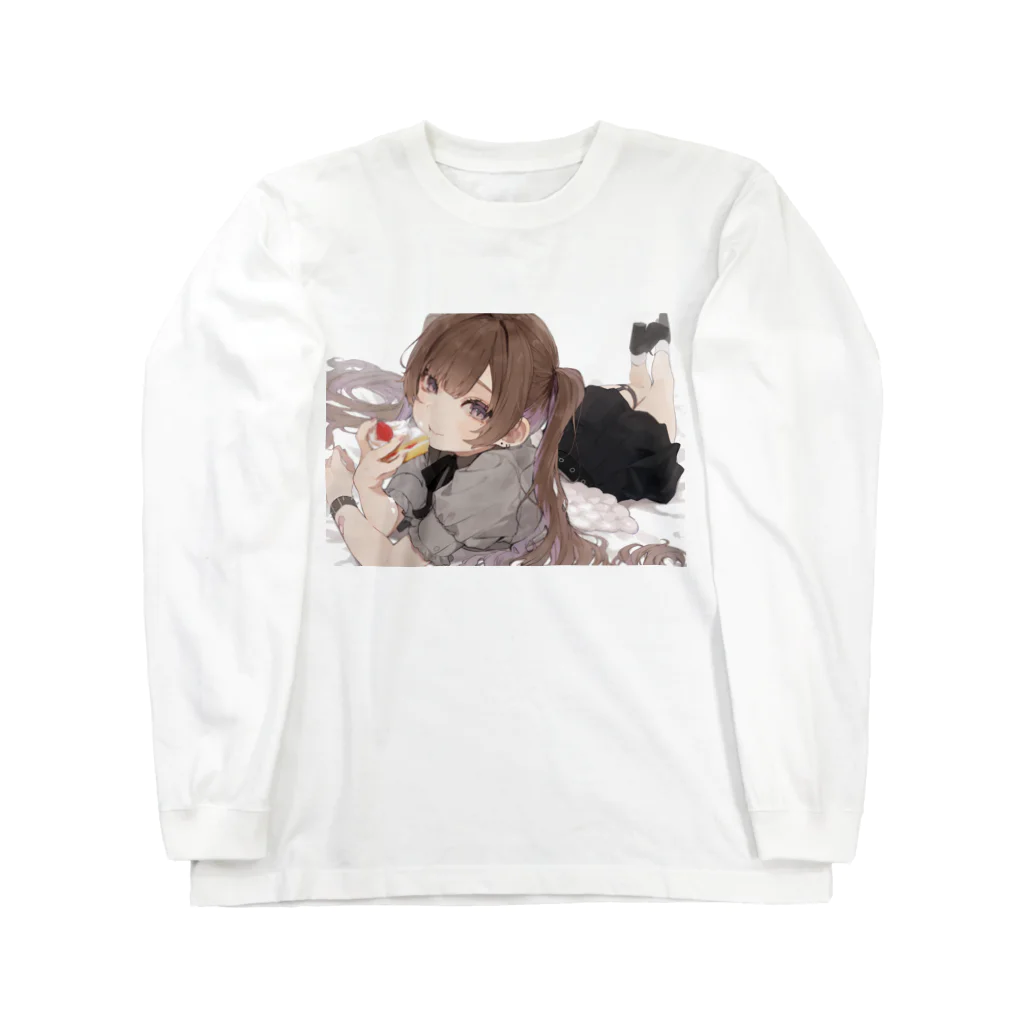 HAMU 'shopのillustration2022 コラボ　天使 Long Sleeve T-Shirt