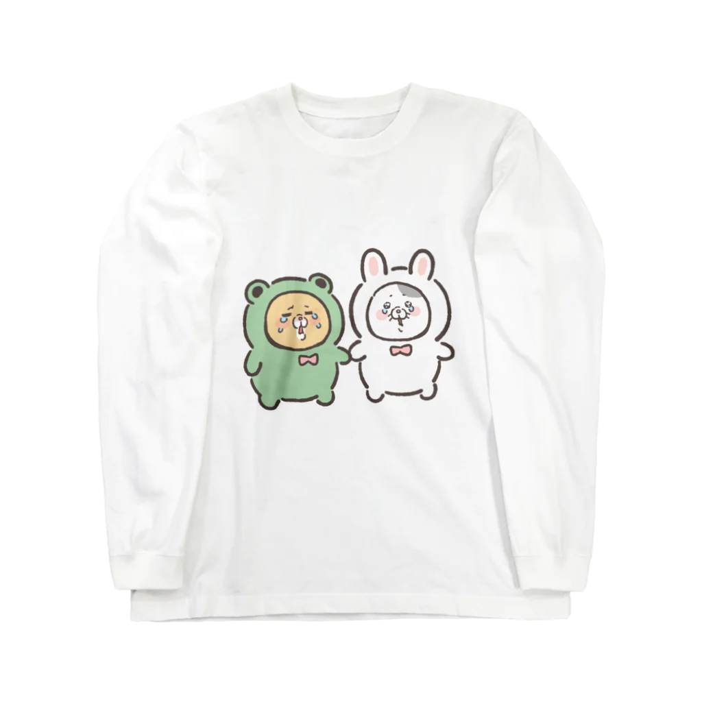 モフ缶の迷子のふたり Long Sleeve T-Shirt