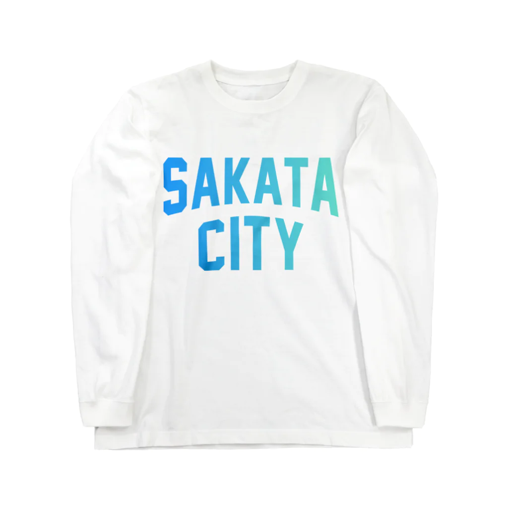 JIMOTOE Wear Local Japanの酒田市 SAKATA CITY Long Sleeve T-Shirt