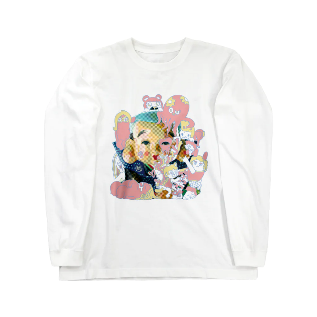 GAMOBOYのおみせの〈福助〉ハーレム魑魅魍魎 Long Sleeve T-Shirt