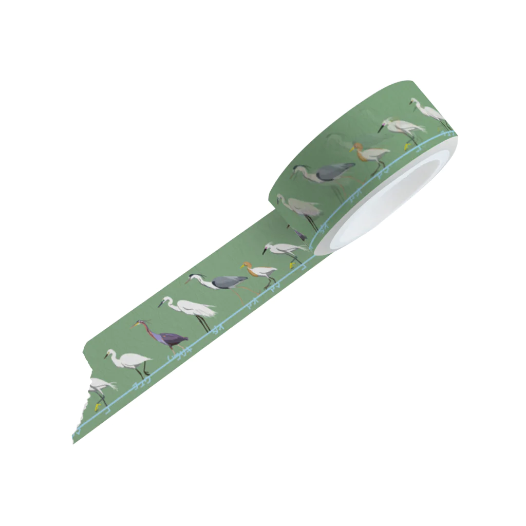 くいなの母の集団サギ（マスキングテープ用） Masking Tape