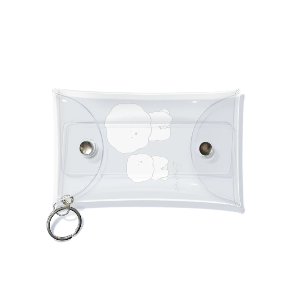 fluffy.dogのもふもふ Mini Clear Multipurpose Case