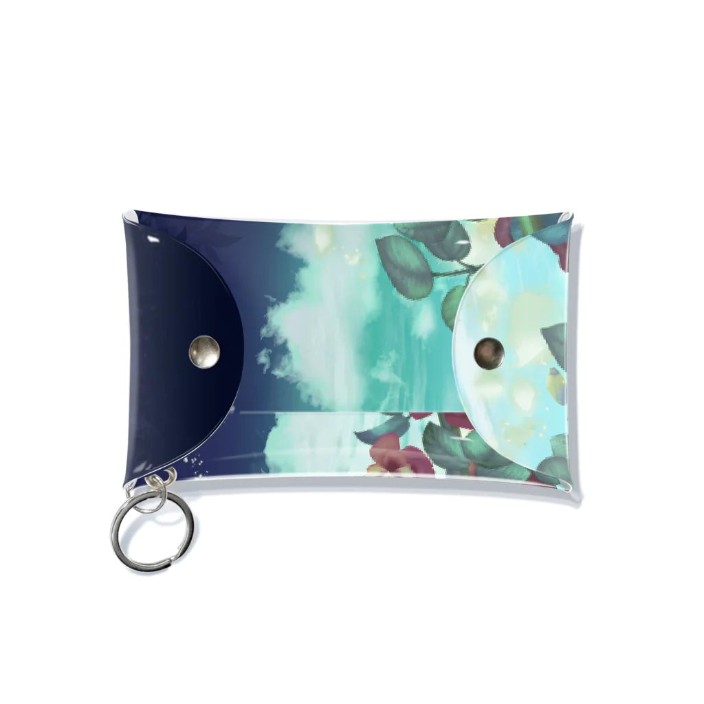 風巻ユウの宵闇の蝶と日の薔薇 Mini Clear Multipurpose Case