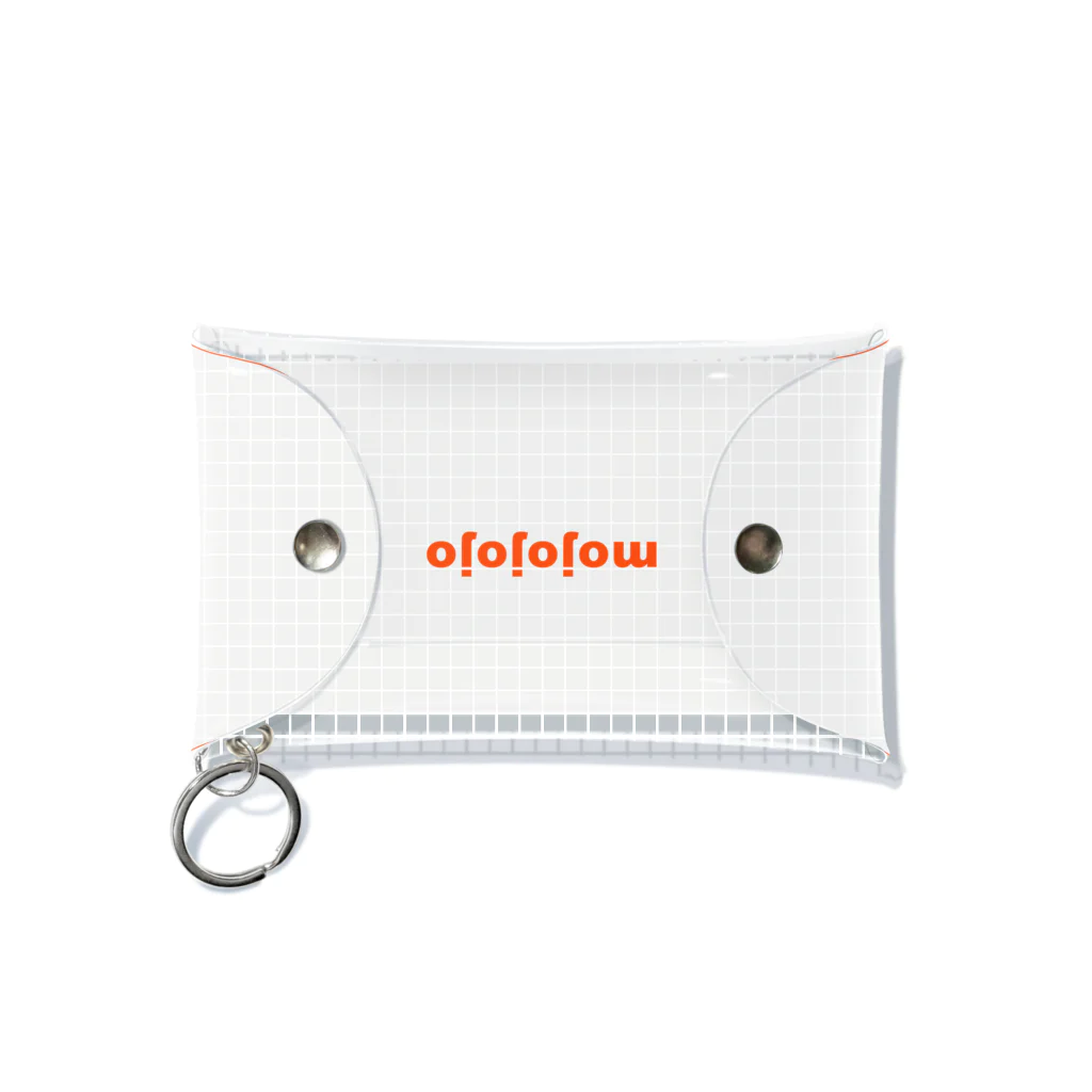 mojojojoのシンプル】小さいものポーチWH Mini Clear Multipurpose Case