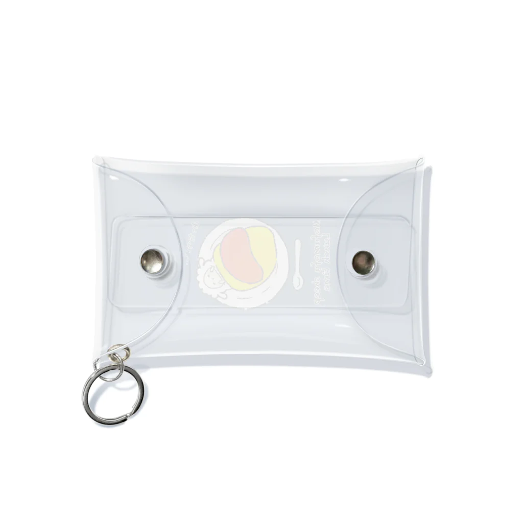もふもふひつじ 憩いの広場のもふもふひつじ ランチタイム Mini Clear Multipurpose Case