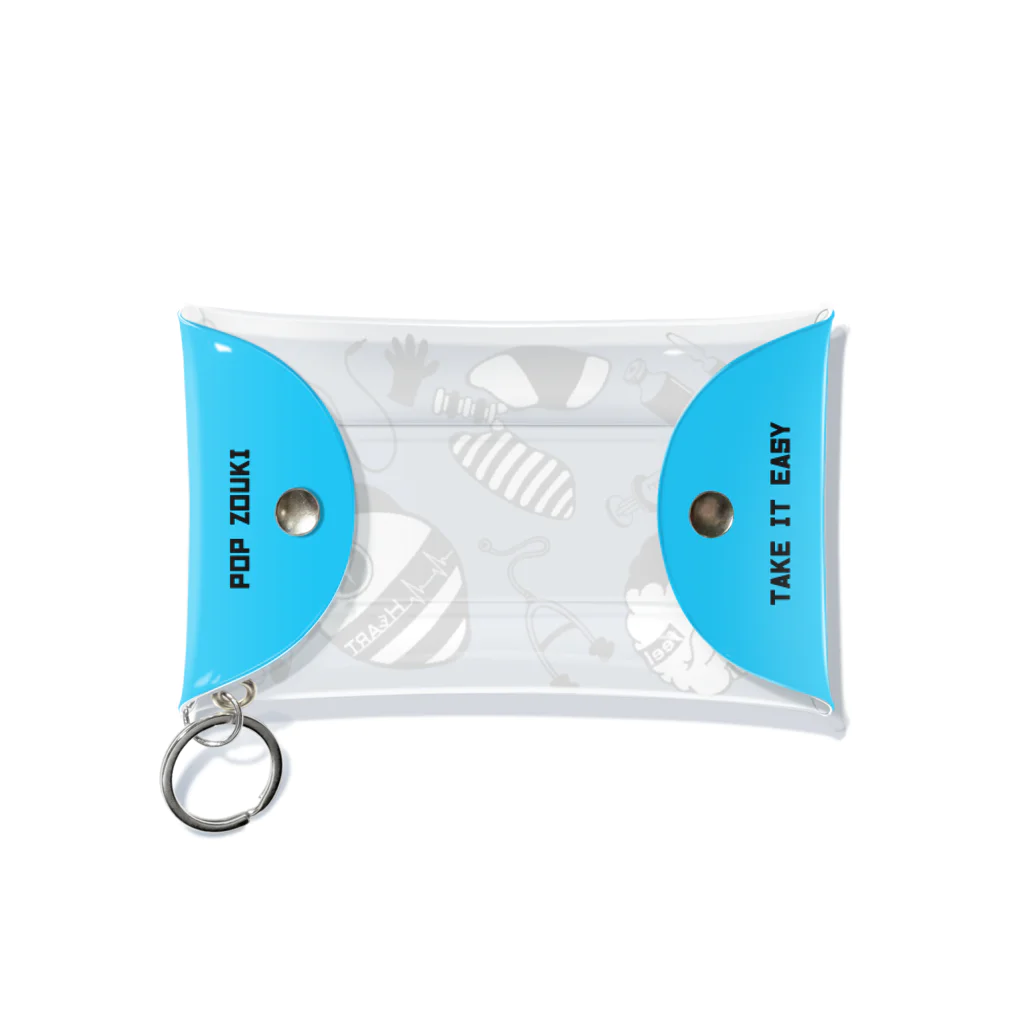 Nバクのメディカルケース（モノクロ） Mini Clear Multipurpose Case
