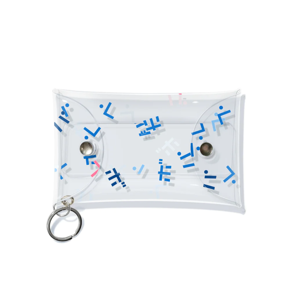 GMOペパボ公式ショップのペ・パ・ボ柄 Mini Clear Multipurpose Case