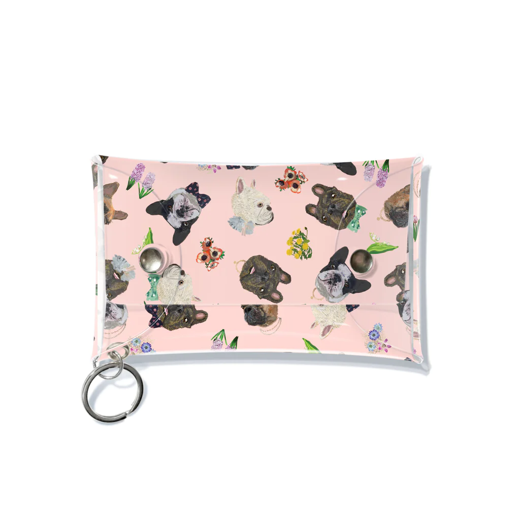 noe_to_meg (ノエとめぐ)の2022春フレブル服non.booコラボ【パステルピンク】 Mini Clear Multipurpose Case