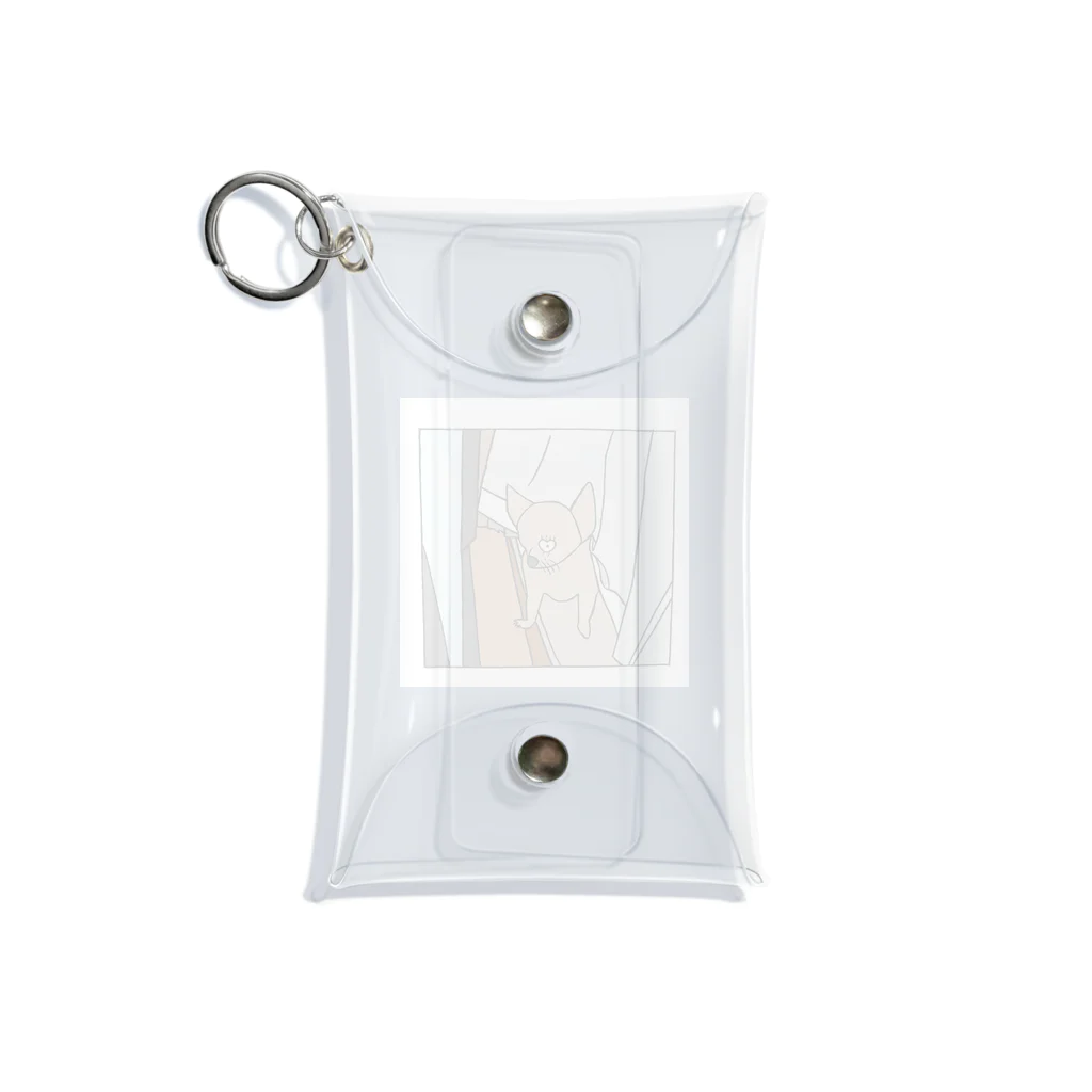 eyelove-ｱｲﾗﾌﾞ-のeyelove dog-ｱｲﾗﾌﾞﾄﾞｯｸﾞ- Mini Clear Multipurpose Case
