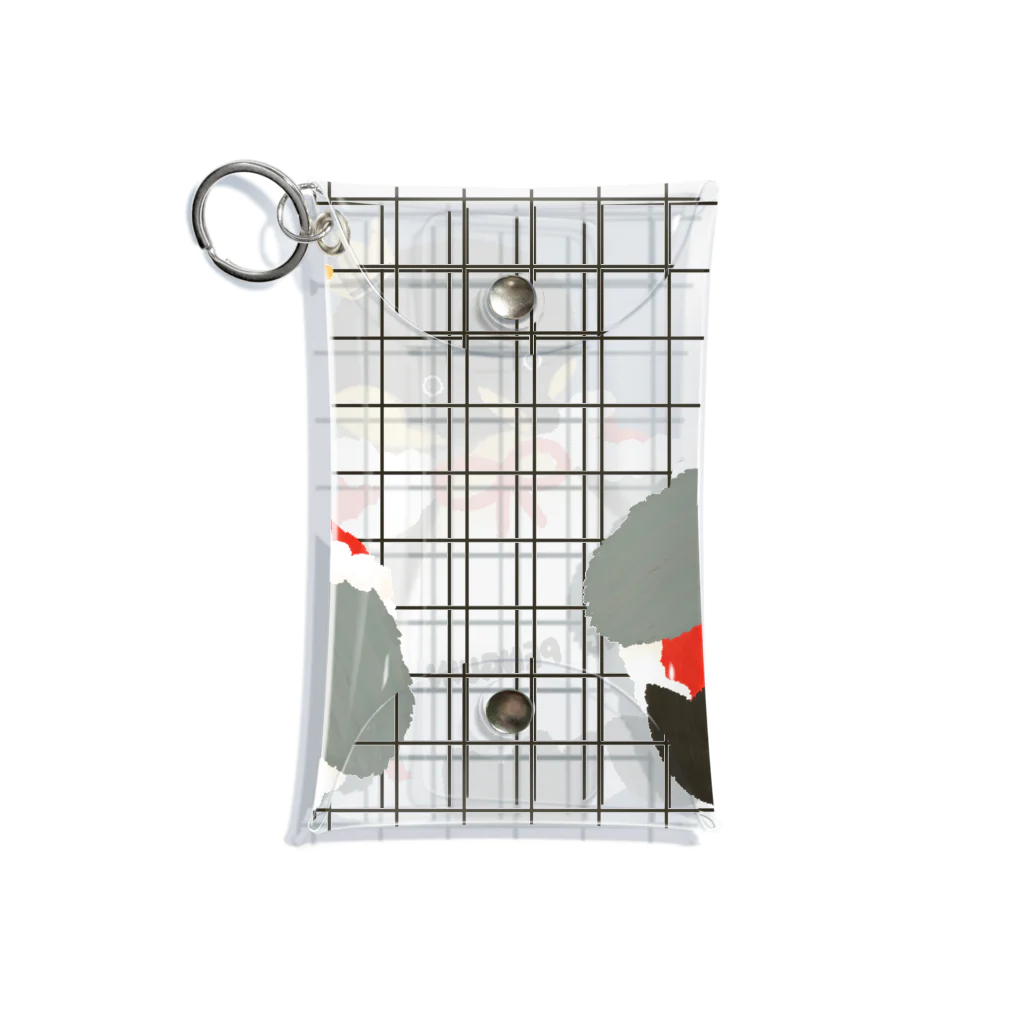 nagisa-ya(なぎさや) ペンギン雑貨のおうさまペンギンのぬいぐるみ Mini Clear Multipurpose Case