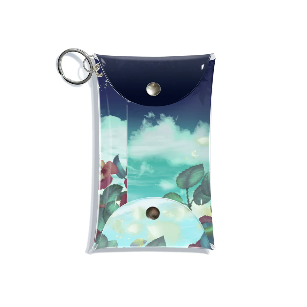 風巻ユウの宵闇の蝶と日の薔薇 Mini Clear Multipurpose Case