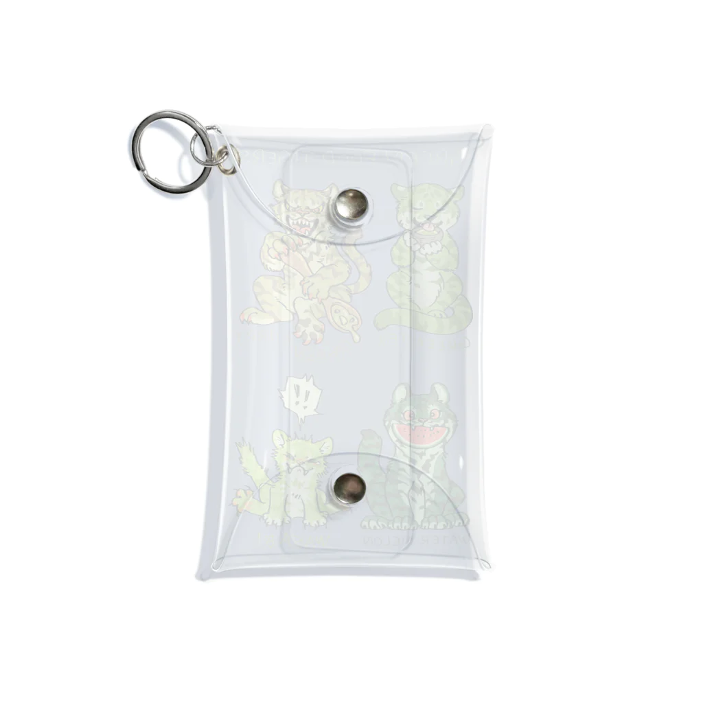 タタナ幻獣館のGreen Food Tigers Mini Clear Multipurpose Case