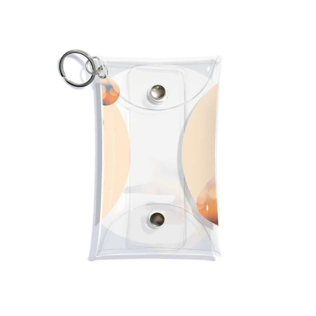 catart.jpのねこアート cat art Mini Clear Multipurpose Case