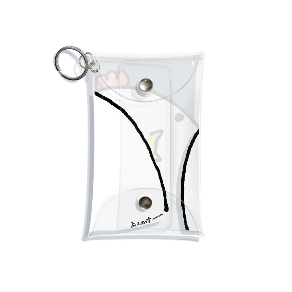 Cɐkeccooのよいものです-ぺこぺことり Mini Clear Multipurpose Case