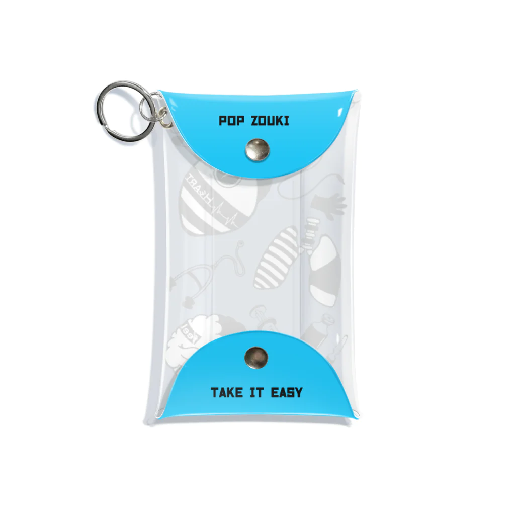 Nバクのメディカルケース（モノクロ） Mini Clear Multipurpose Case
