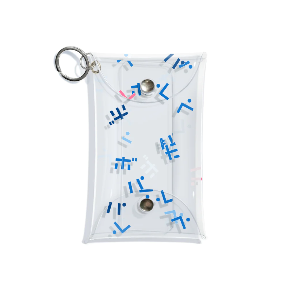 GMOペパボ公式ショップのペ・パ・ボ柄 Mini Clear Multipurpose Case