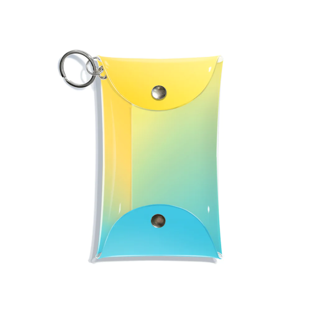 Pulmo（プルモ)の【gradation_03】Nothing About Us Without Us Mini Clear Multipurpose Case