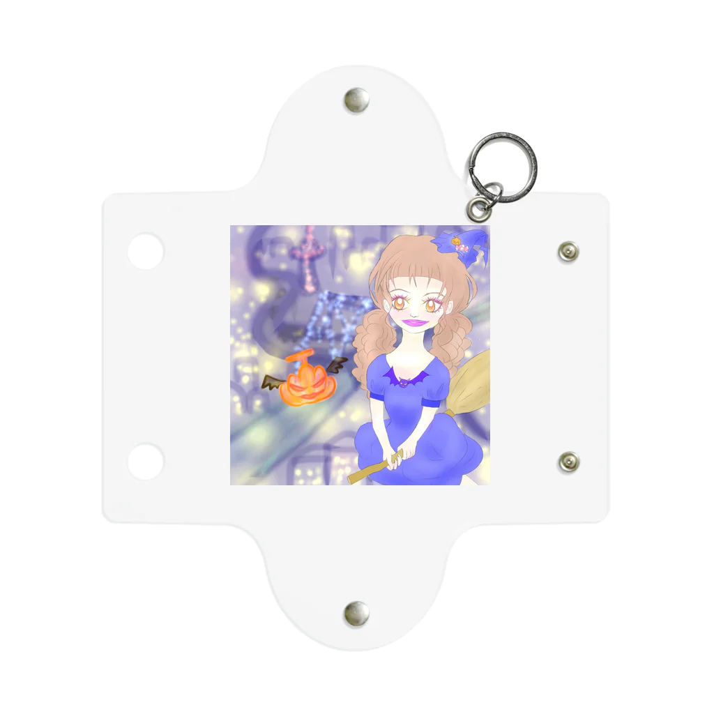 ラッキーチャームのハロウィンの魔女 Mini Clear Multipurpose Case